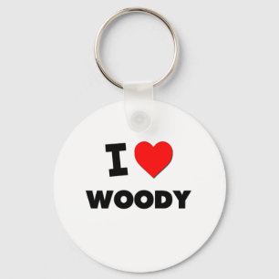 I Liebe Woody Schlüsselanhänger