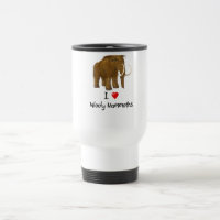 "I Liebe Wooly Mammoths" Wolle Mammoth