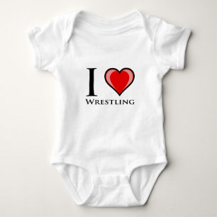 I Liebe-Wrestling Baby Strampler