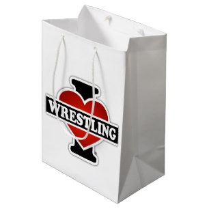 I Liebe-Wrestling Mittlere Geschenktüte