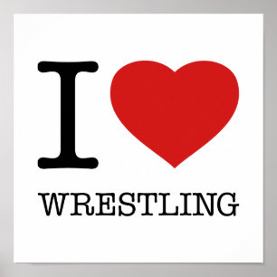 I LIEBE WRESTLING POSTER