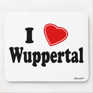 I Liebe Wuppertal Mousepad