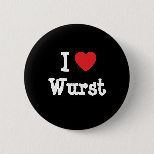 I Liebe Wurzelherz T - Shirt Button