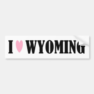 I LIEBE-WYOMING-AUTOAUFKLEBER AUTOAUFKLEBER