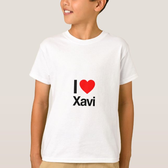 i Liebe xavi T-Shirt (Vorderseite)