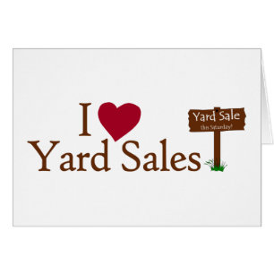 I Liebe-Yard-Verkäufe