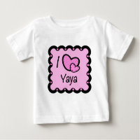 I Liebe YaYa Niedlicher T - Shirt