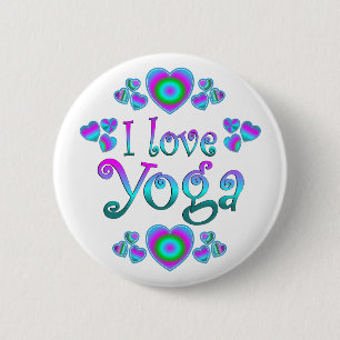 I Liebe-Yoga Button