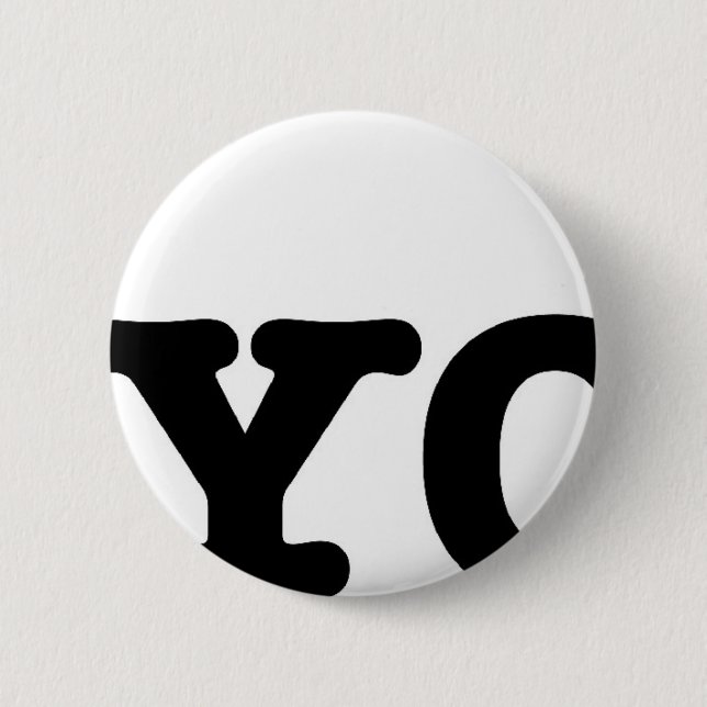 I Liebe-Yoga Button (Vorderseite)