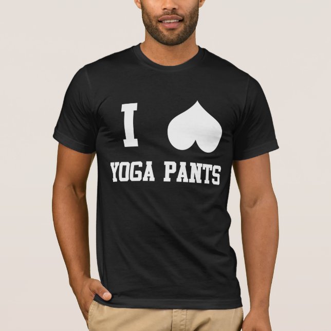I Liebe-Yoga-Hosen T-Shirt (Vorderseite)