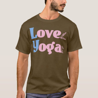 I Liebe Yoga Yoga Lover Yoga Pose 3 T-Shirt
