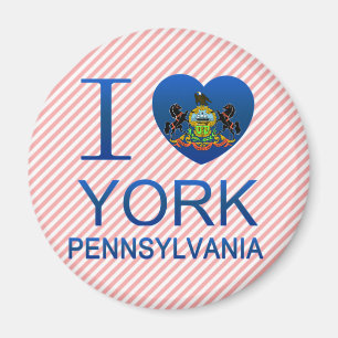 I Liebe York, PA Magnet