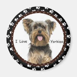I Liebe Yorkies Magnet