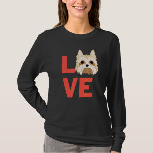 I Liebe Yorkshire Terrier Dog Haustier Besitzer T-Shirt