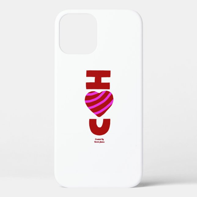 I Liebe You Apple iPhone 12 Fall Case-Mate iPhone Hülle (Rückseite)