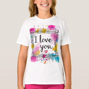 🌟 I Liebe You Art Splash T - Shirt 🌟