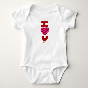 I Liebe You Baby Jersey Bodysuit Strampler