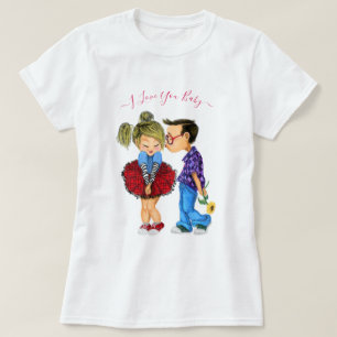 I Liebe You Baby - Niedliche romantische Paare Lie T-Shirt