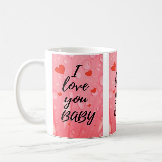 I Liebe You Baby Tasse (Links)