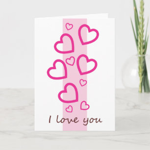I Liebe You Card Feiertagskarte