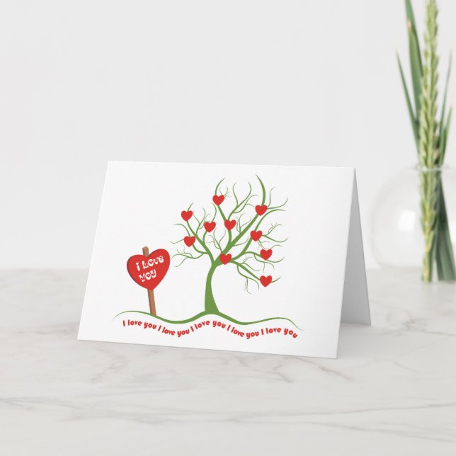 I Liebe You Cards Karte (Vorderseite)