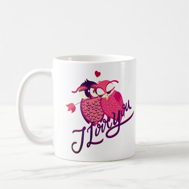 I Liebe You Couple Sweatshirt Kaffeetasse (Links)