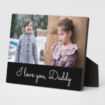 I Liebe You Daddy Black Script 2 Foto Collage