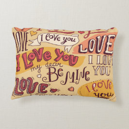 "I Liebe you" Drehkissen Dekokissen