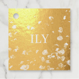 "I Liebe You" Foil Favor Tag