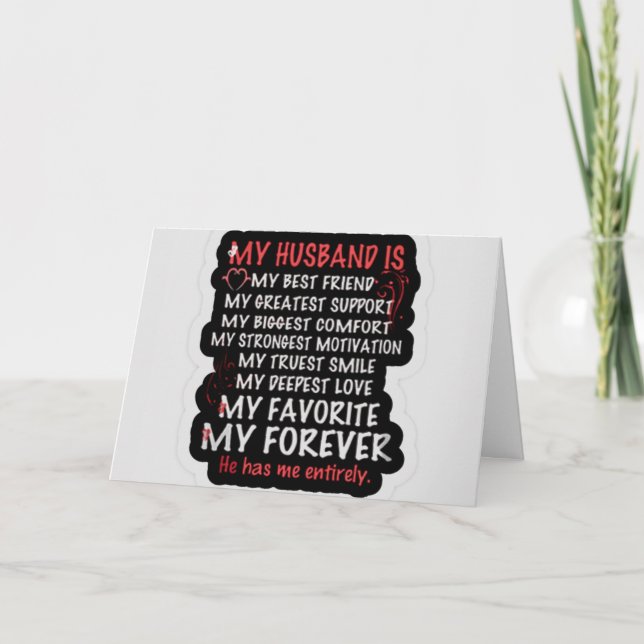 "I LIEBE YOU" GESCHÄFTSTAG KARTE (Vorderseite)