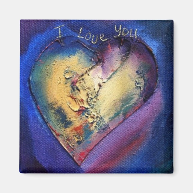 I Liebe You Heart Magnet (Vorne)