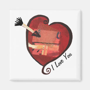 I Liebe You heart Magnet