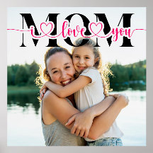 I Liebe You Mama Herztypografie Foto
