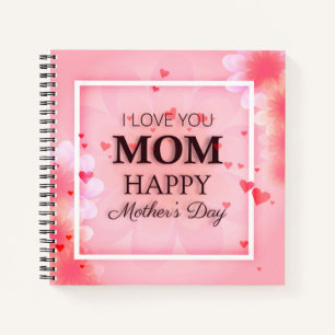 I Liebe You Mama Mother's Day Guestbook Notizbuch