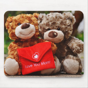 I LIEBE YOU MAMA - Niedlich & Cuddy Teddy Bears Mousepad