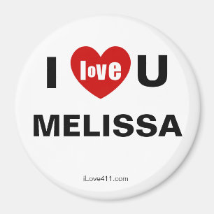 I Liebe You Melissa Magnet