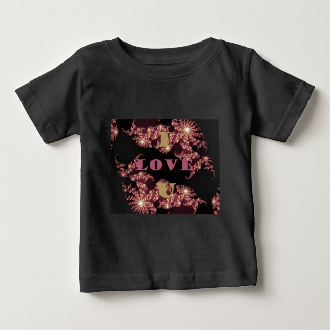 I Liebe You Sweetheart Baby T-shirt (Vorderseite)