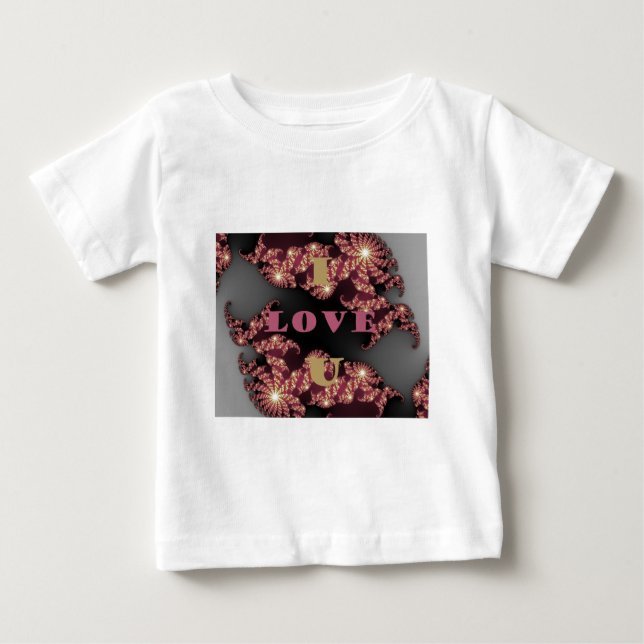 I Liebe You Sweetheart Baby T-shirt (Vorderseite)