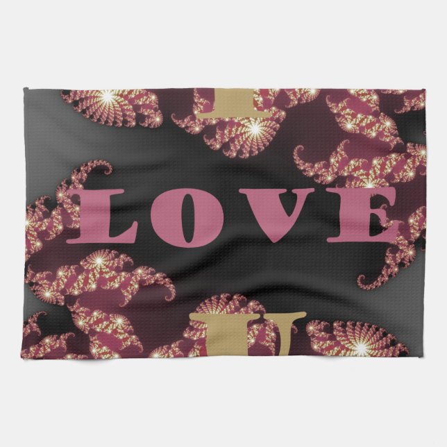 I Liebe You Sweetheart Handtuch (Horizontal)