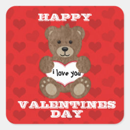 I Liebe You Teddy Bären Sticker