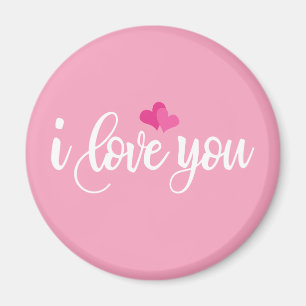 I Liebe You Valentine Calligraphy Magnet