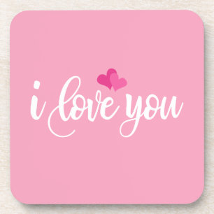 I Liebe You Valentine Calligraphy UNTERSETZER