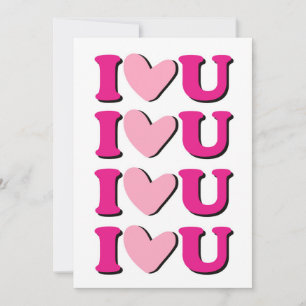 I Liebe You Valentine Day Card
