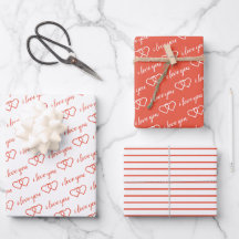 I Liebe You Valentine Orange Hearpes