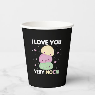 I Liebe You Very Mochi - Kawaii Mochi Ice Creme Pappbecher