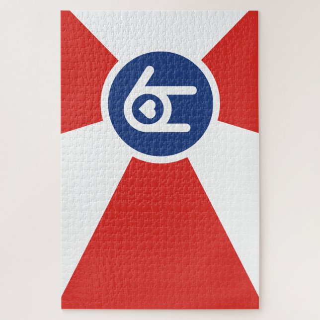 I Liebe You Wichita Flag (Vertikal)