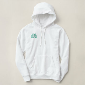 I LIEBE-ZAHL SKATEN-JACKE - küssen Sie mein Eis - Bestickter Hoodie