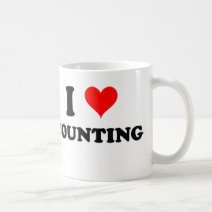 I Liebe-Zählung Kaffeetasse
