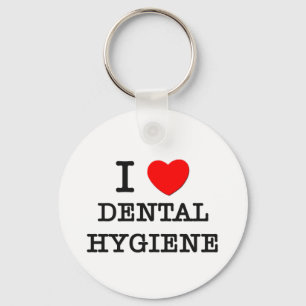 I Liebe-zahnmedizinische Hygiene Schlüsselanhänger