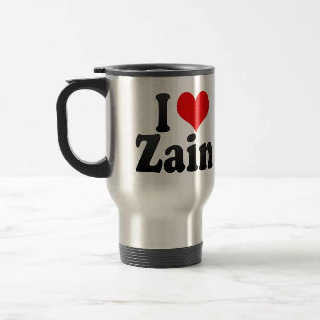 I Liebe Zain Reisebecher (Links)
